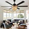Bella Depot 65" Bohemia Large Cage Ceiling Fan with Light - 4 of 4