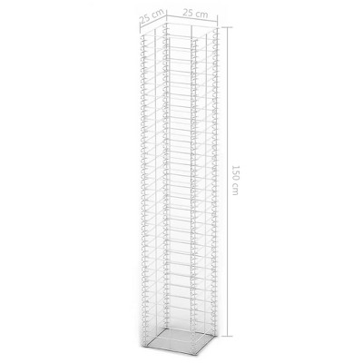 Galvanized Steel Rectangular Garden Edging Cage Set