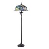 Chloe Lighting  Flora Tiffany-style 3 Light Floral Floor Lamp 21.5" Shade - 2 of 3