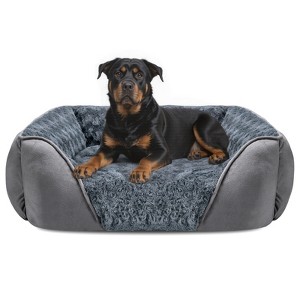 JOEJOY Dog Bed, Rectangle Washable Dog Bed, Orthopedic Dog Bed, Soft Calming Sleeping Puppy Bed Durable Pet Cuddler - 1 of 4