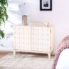 Sula 2 Door 1 Shelf Chest - CHS6603 - Antique White - Safavieh - 3 of 4