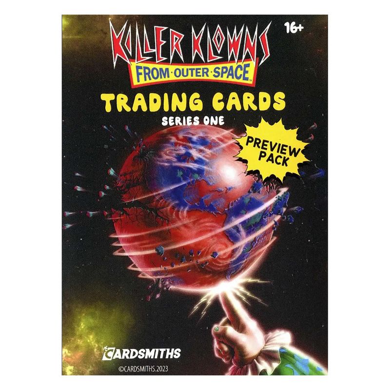 Cardsmiths Killer Klowns Series 1 Trading Card Preview Pack | 3 Cards, 1 of 3