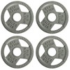 Sapphtopaz Olympic Cast Iron Weight Plates for Barbell, 2-Inch Barbell Plates for Strength Training in Home & Gym, Multiple Weights - 3 of 4