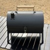 KTMBDW 15 Inch Barrel Charcoal Grill, Outdoor BBQ Grill, Cooking Space for Backyard, Patio and Parties, Black - 4 of 4