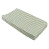 Babyletto Quilted Muslin Changing Pad Cover, GOTS Certified Organic Cotton - Moss Stripe - 2 of 4
