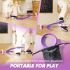 Joyfy Ankle Skip Ball - with Purple Flashing Lights, Foldable Sports Toy, Exercise Equipment for Indoor & Outdoor Play, Birthday Gift for Kids Ages 3+ - 4 of 4
