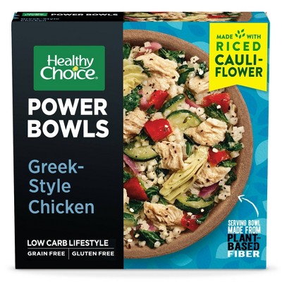 Healthy Choice Gluten Free Frozen Power Bowls Greek Style Chicken - 9.5oz