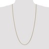 Black Bow Jewelry 1.65mm 10k Yellow Gold Solid Spiga Chain Necklace - 2 of 4