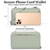 FATMOON Coin Purse Genuine Leather Phone Bag Crossbody  Cowhide Wallet Women's Wallet One Shoulder Phone Small Bag - 3 of 4