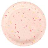 6.75" 20ct Snack Paper Plates Pink - Spritz™