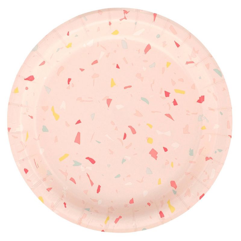 6.75&#34; 20ct Snack Paper Plates Pink - Spritz&#8482;, 1 of 4
