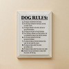 Slickblue Rustic Dog Lover Wall Decor – 10 Funny Dog Rules Sign – Pet Humor Wooden Accent – 9x12 inches, Color Options - 2 of 3