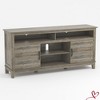 TV Stand for 63 in Entertainment Center with Adjustable Shelves Farmhouse TV Stand with Cabinet Doors - 4 of 4