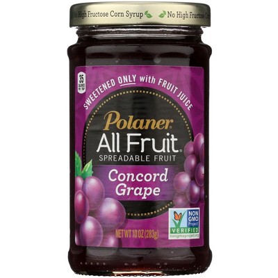 Polaner Concord Grape Fruit Spread - 12 pack, 10 oz