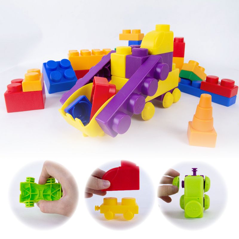 UNiPLAY Traffic Series — Toy Stacking Blocks, Set for Creativity, Early Learning Toy, Build Your Own Vehicles for Ages 3 Years Old and Up, 4 of 7