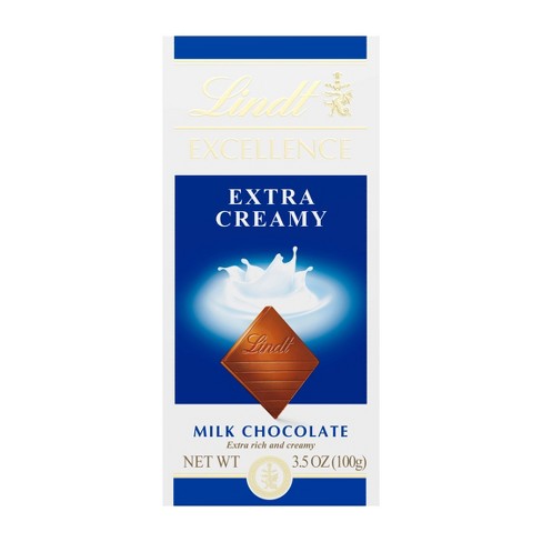 Lindt Excellence Extra Creamy Milk Chocolate 3 5oz Target