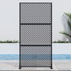 Dovelina Metal Outdoor Privacy Screen Freestanding Patio Decorative Screens - 2 of 4