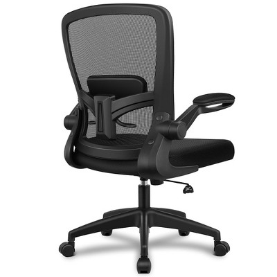 KERDOM Ergonomic Office Chair, Adjustable Lumbar Support, Breathable Mesh Fabric, Durable and Reliable, Black