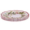 Certified International Set of 4 Christmas Gatherings Melamine Dinner Plates - 3 of 4