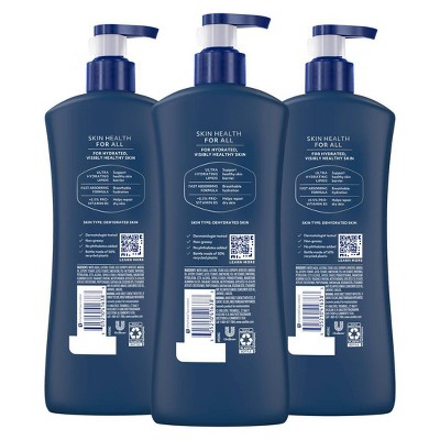 Vaseline Intensive Care Men's Fast Absorbing Hand and Body Lotion Scented - 20.3 fl oz/3ct