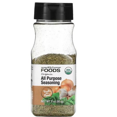 California Gold Nutrition, FOODS - Organic All Purpose Seasoning, 3 oz