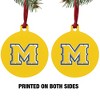 McNeese State University Secondary Logo Aluminum Holiday Christmas Tree Ornament - 2 of 4