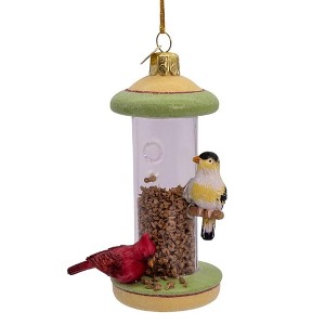 Kurt Adler Noble Gems Glass Ornament for Christmas Tree, Bird Feeder - 1 of 4