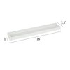 LNC White 1-light Cool White LED Strip Light Fixture Ceiling Light,12/18/21in - 3 of 4