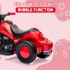 6V Motorcycle Ride on Toy Car for Kids, Kids Bubble  Motorcycle w/Music, LED Headlights, Forward/Reserve, Pedal, Ride on Motorbike for Kids 3-8 - 2 of 4