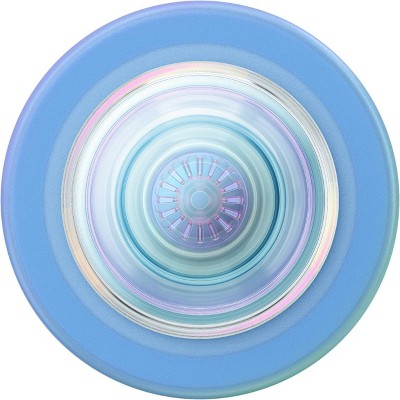 PopSockets Magnetic Phone Grip&#160;with&#160;MagSafe,&#160;Magnetic&#160;Adapter Ring&#160;Included &#8211; Blue Iridescent Translucent