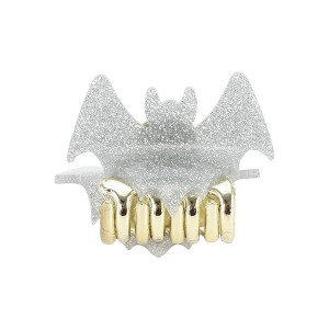 Unique Bargains Halloween Bat Style Hair Clips 1.97" Length 1 Pc - 1 of 3