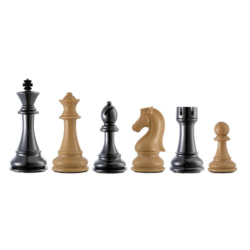 Bobby Fischer Faux Wood Chess Pieces, 4.25 in. king, 2 of 7