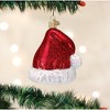 Old World Christmas Blown Glass Ornament for Christmas Tree, Santa Hat - 2 of 3