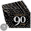 Big Dot of Happiness Adult 90th Birthday - Gold - Party Table Decorations - Birthday Party Placemats - Set of 16 - 3 of 4