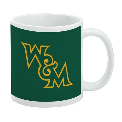College of William & Mary Primary Logo Ceramic Coffee Mug Novelty Gift Mugs for Coffee Tea and Hot Drinks 11oz White
