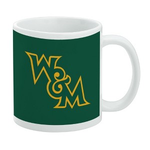 College of William & Mary Primary Logo Ceramic Coffee Mug Novelty Gift Mugs for Coffee Tea and Hot Drinks 11oz White - 1 of 4