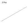 Unique Bargains Stainless Steel Large Eye Straight Embroidery Hand Sewing Needle 2 Pcs - 3 of 4