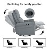 Swivel Nursery Rocking Chair,Glider Chair,Modern Rocking Swivel Recliner Chair for Bedroom - 3 of 4