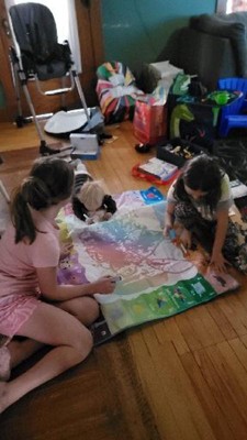 Large Water Doodle Mat Kids Mess free Water Painting Mat - Temu