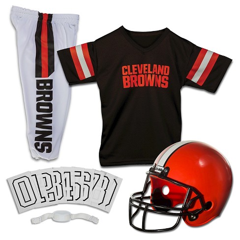 Franklin Sports NFL Cleveland Browns Deluxe Uniform Set