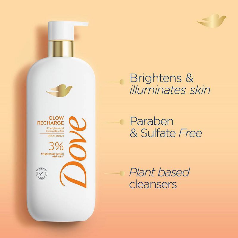 Dove Serum Body Wash - Glow Recharge - 18.5 fl oz, 5 of 12