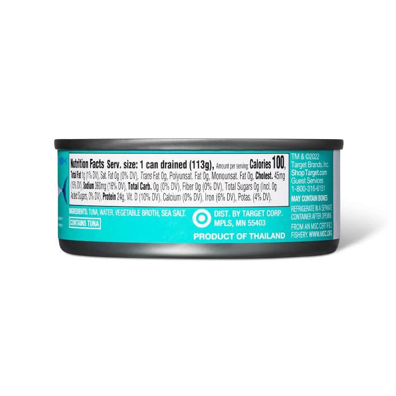 Sustainably Caught Chunk Light Tuna in Water - 5oz - Good &#38; Gather&#8482;, 3 of 4