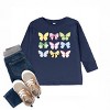 The Juniper Shop Butterflies Coquette Toddler Long Sleeve Tee - 3 of 4
