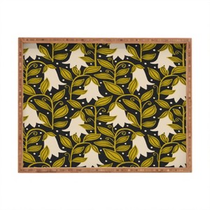 April Lane Art Wildflower I Rectangular Tray - Deny Designs - 1 of 2