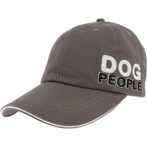 Pavilion Gift Company - Dog People - Dark Gray Adjustable Hat - Hats - 1 of 4