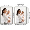 Americanflat 28x40 Picture Frame with Polished Plexiglass, Use as 24x36 Frame with Mat or 28x40 Frame Without Mat, Hudson Collection, Grey Wood - 2 of 4