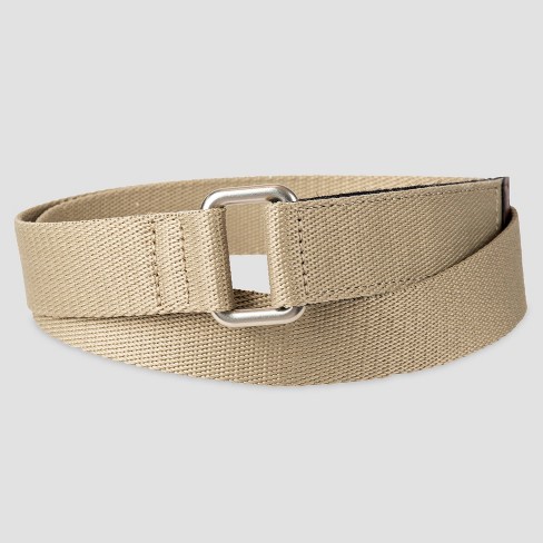 Men's Adaptive D-ring Belt With Hook And Loop Adjustment - Goodfellow & Co™  Khaki S/m : Target