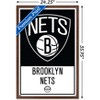 Trends International NBA Brooklyn Nets - Logo 21 Framed Wall Poster Prints - 3 of 4
