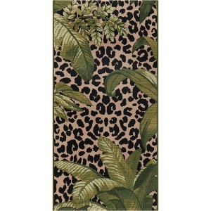 Unique Loom    Outdoor Botanical Andromeda Area Rug - 1 of 4