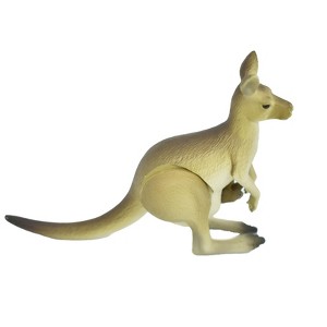 Collectible Wildlife Gifts | Kangaroo with Baby Joey,  Plastic Animal, Realistic, Hand Painted,  Model,   Toys, Gift,     3 1/2 Inches.   F094 B384 - 1 of 4
